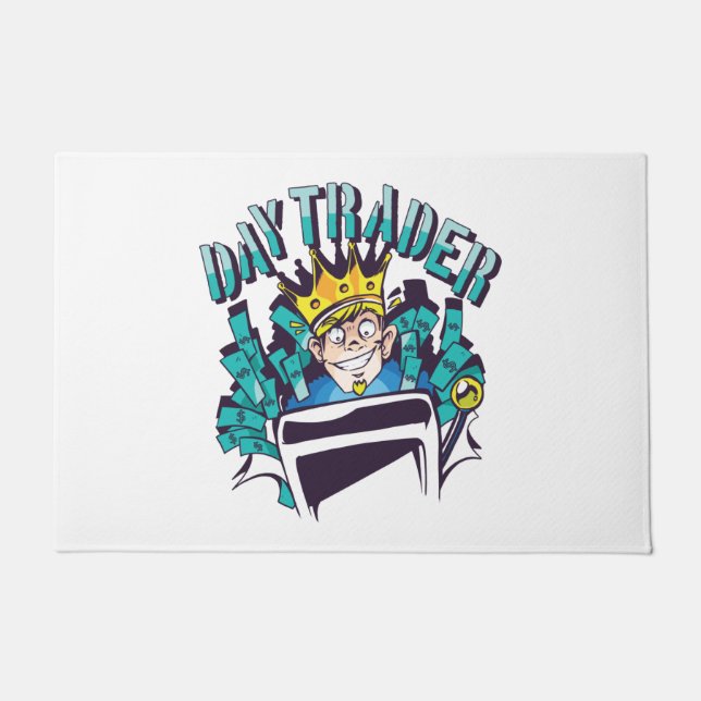 デイトレーダーギフトアイディア ドアマット (正面)