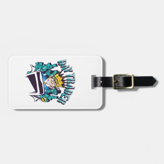 デイトレーダーギフトアイディア ラゲッジタグ (正面横)