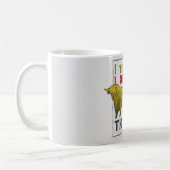 デイトレーダーギフト – ブルとクマの引用文 コーヒーマグカップ (左)