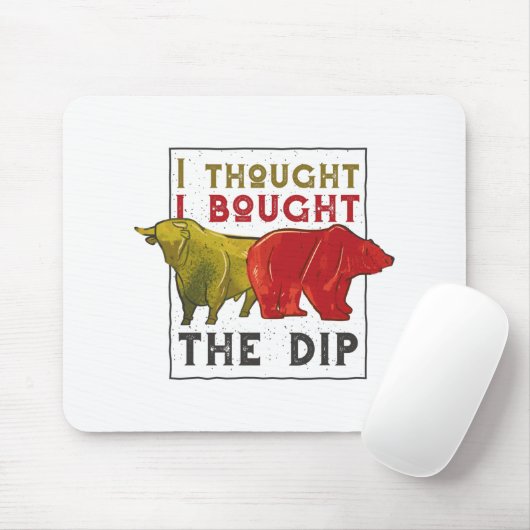 デイトレーダーギフト – ブルとクマの引用文 マウスパッド (マウス)