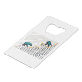 デイトレーダーギフト – 株式市場 クレジットカード栓抜き (正面アングル)