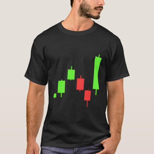 デイトレーディングろうそく立てFx Forexパイプfor Traders Tシャツ (正面)