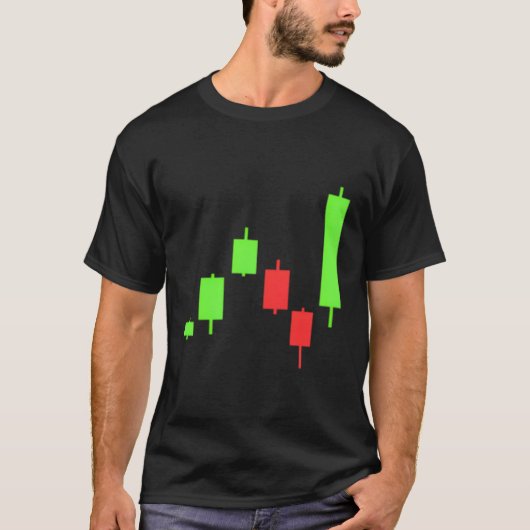 デイトレーディングろうそく立てFx Forexパイプfor Traders Tシャツ (正面)