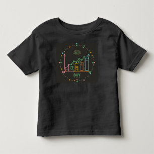 デイトレーディングTシャツ:ブル&ベアーマーケットろうそく立て トドラーTシャツ