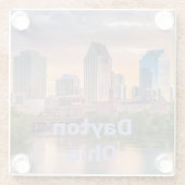 デイトンオハイオスクエアガラスコースター ガラスコースター (裏面)