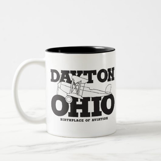 デイトンオハイオ美術発祥の地 ツートーンマグカップ (左)