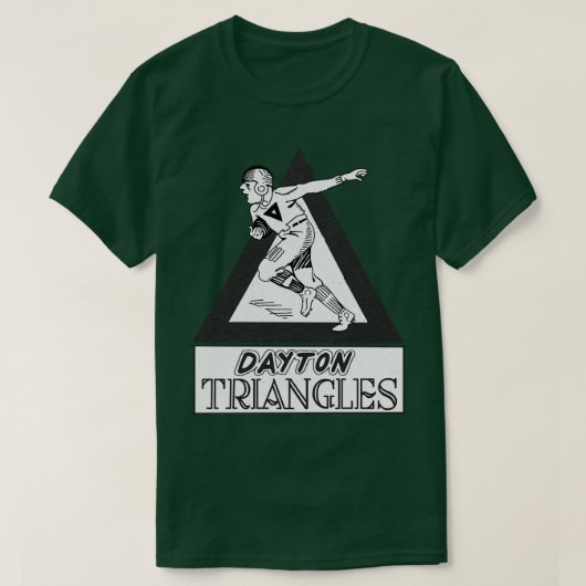 デイトン三角形(Defunct Dayton Triangles) 1920 Tシャツ (デザイン正面)