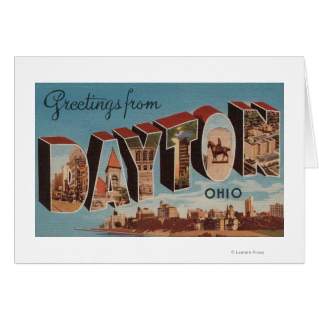 デイトン、オハイオ大レターシーンデイトン、OH (正面横)