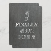 デイドリンクのブおもしろいリーメイド 招待状 (正面/裏面)