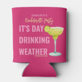 デイドリンクの天気 ホットピンク ブライズゲット 缶クーラー (裏面)