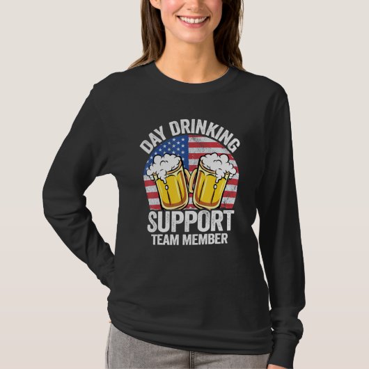デイドリンクを応援するチームメンバー デイでOK Tシャツ (正面)
