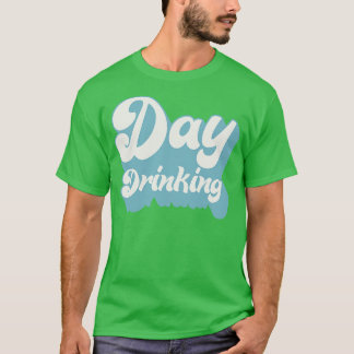 デイドリンクタイポグラフィブーズラブデザイン Tシャツ