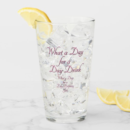 デイドリンク – 彼女のために！ by Jeff Willis Art タンブラーグラス (アイス正面)