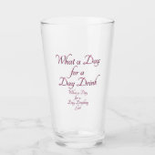 デイドリンク – 彼女のために！ by Jeff Willis Art タンブラーグラス (正面)