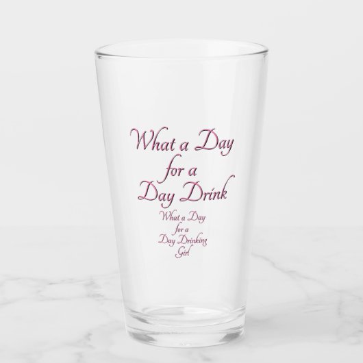 デイドリンク – 彼女のために！ by Jeff Willis Art タンブラーグラス (正面)