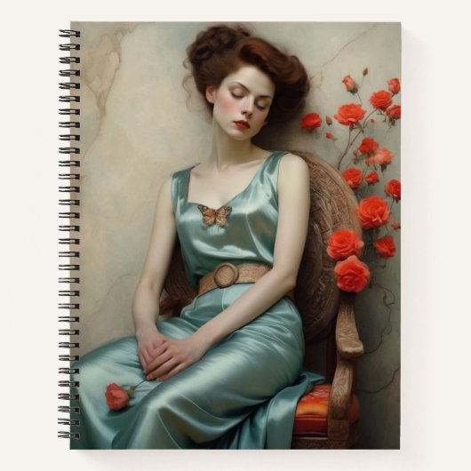 デイドリームと登山バラスパイラルノートブック ノートブック (正面)