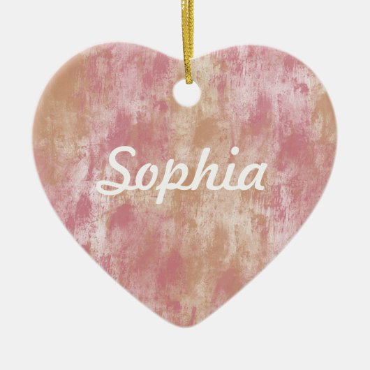 デイドリームピンク セラミックオーナメント (正面)