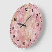 デイドリームピンク ラージ壁時計 (傾斜)