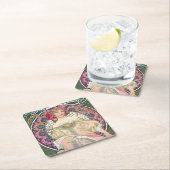 デイドリーム(春)、ミュシャ スクエアペーパーコースター (インサイチュ)