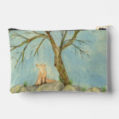 デイドレミングキツネジッパーパウチ アクセサリーポーチ (裏面)