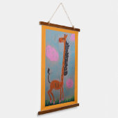 デイドレ・キリン 🦒 吊り下げ型タペストリー (傾斜あり)