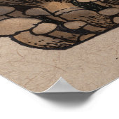 デイノニュコスと月 ポスター (角)