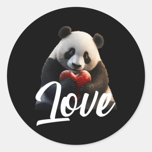 デイパンダパンダラブヘ ラウンドシール (正面)