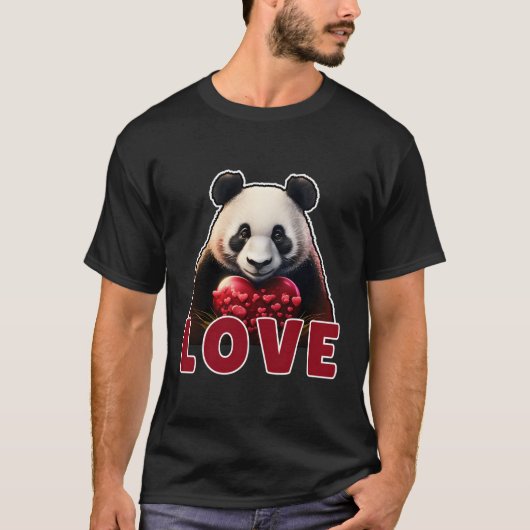 デイパンダパンダラブヘ Tシャツ (正面)