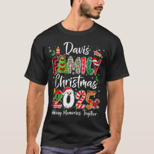 デイビス家のクリスマス2025 マッチングパジャマ クリスマス スクワッド Tシャツ