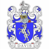 デイビス家紋 シール (正面)