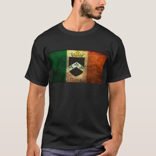 デイビス クレスト アイルランド国旗 Tシャツ (正面)