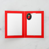 デイビックダンサーバッファロープレイドグリーティングカード サンキューカード (内部)