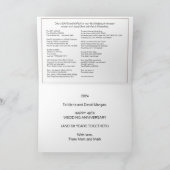 デイビッドとマルラマンガン48周年記念カード カード (内部)