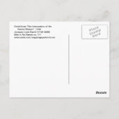 デイビッドによるサビネ女性への介入 ポストカード (裏面)