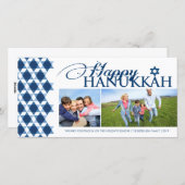 デイビッドのハヌカー星2枚の写真 シーズンカード (正面/裏面)