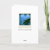 デイビッドのプール05b06 3dコンピュータアートカード カード (裏面)