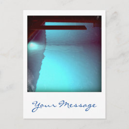 デイビッドのプール09d07カスタムコンピュータ3dアートポストカード ポストカード