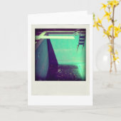 デイビッドのプール09g05 variation2 3dコンピュータアートカード カード (黄色い花)