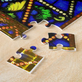 デイビッドの星と（ユダヤ教）メノラー ジグソーパズル (側面)