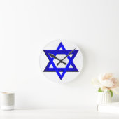 デイビッドの星時計 ラウンド壁時計 (ホーム)