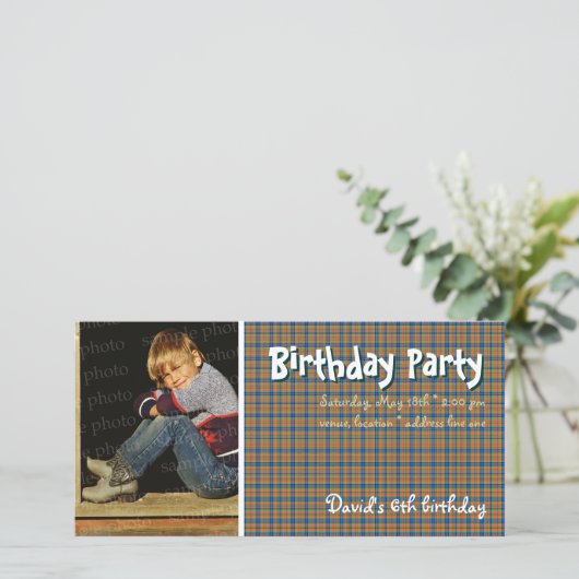 デイビッドの誕生日パーティーの写真 |スコットランドのプレイド (スタンド正面)