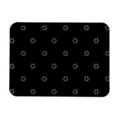 デイビッドの3Dルックシルバースター マグネット (横)