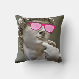 デイビッドはバラ色の眼鏡をかけている クッション