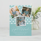 デイビッドスカイブルーハヌカーの幾何学的な星3枚の写真 シーズンカード (スタンド正面)