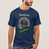 デイビッドソンクランバッジとタータン Tシャツ (正面)