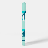 デイビッド光学錯覚パターン名の青い星 Case-Mate iPhoneケース (裏面 / 右)