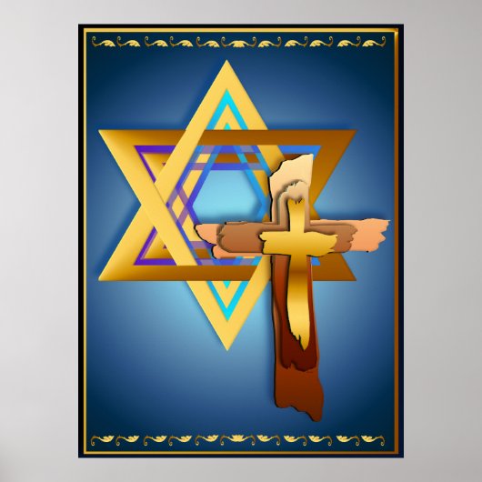 デイビッド星とトリプルクロス星 ポスター (正面)