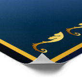 デイビッド星とトリプルクロス星 ポスター (角)