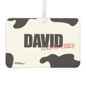 デイビッド「アンガスビーフ」トレンディーエアーフレッシュナー カーエアーフレッシュナー (裏面)