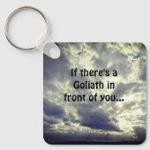 デイビッド&ゴリアテ引用文  キーホルダー (正面)